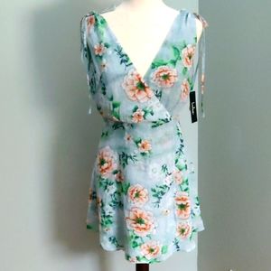 Lulu's Size M Sky Blue Mini Dress